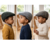 KIDS6263: Boys Wool Flat Cap (0-4 Years)